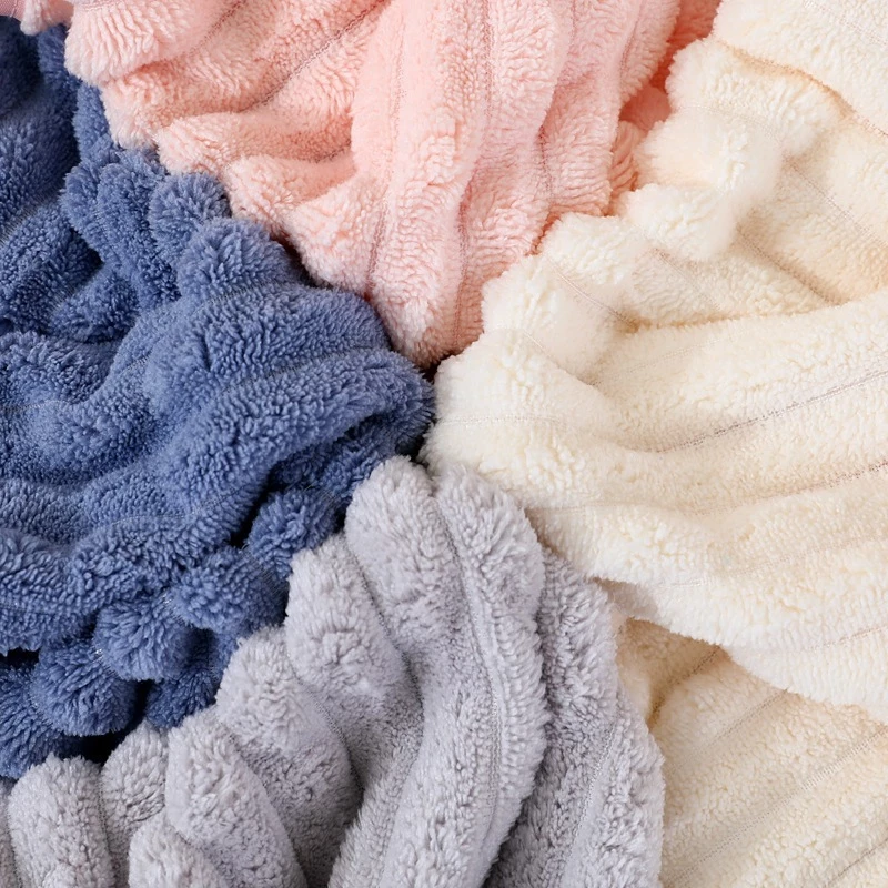 KHĂN TẮM SÓNG NƯỚC , Khăn tắm to, khăn choàng tắm, khăn tắm dày thấm hút nước cực tốt dạng sóng mềm mịn 70x140cm - 6