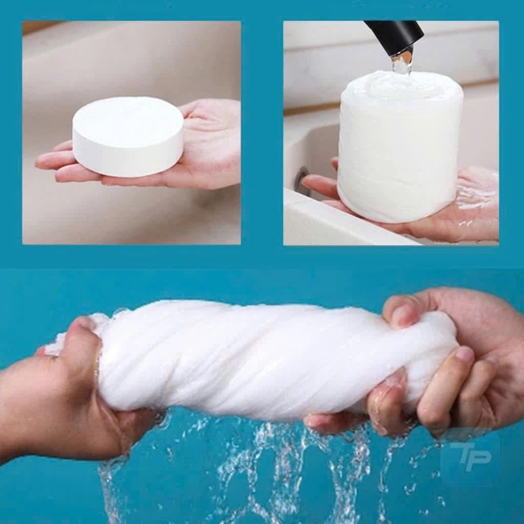 Khăn Tắm Nén Du Lịch Kích Thước 140 x 70cm, Khăn Tắm Dùng 1 Lần Tiện Lợi, Khăn Tắm Nén Khách Sạn, Khăn Tắm Nén Cô Gái - 2