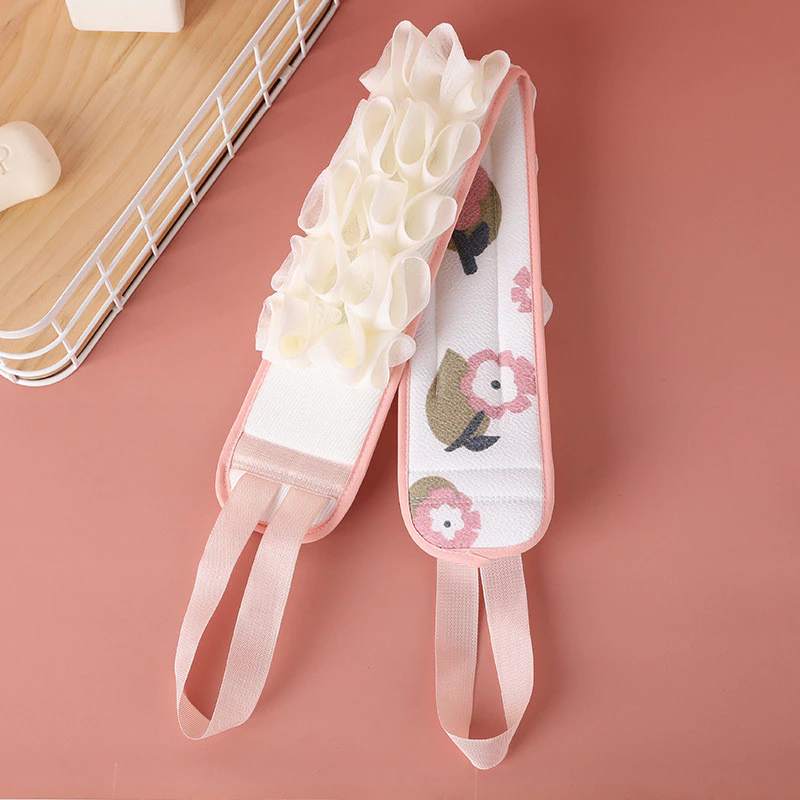 Bàn chải tắm, chà để cọ xát lưng Dụng cụ tiện dụng Bàn chải mặt sau Chà dụng cụ tiện dụng Khăn tắm hai trong một Kéo lại Dải chà xát Khăn tắm Dụng cụ tiện dụng, Bàn chải mặt sau, chà vào khăn tắm Khăn tắm Khăn tắm Graceful Bàn chải tắm dài chuyên dụng lưn - 6