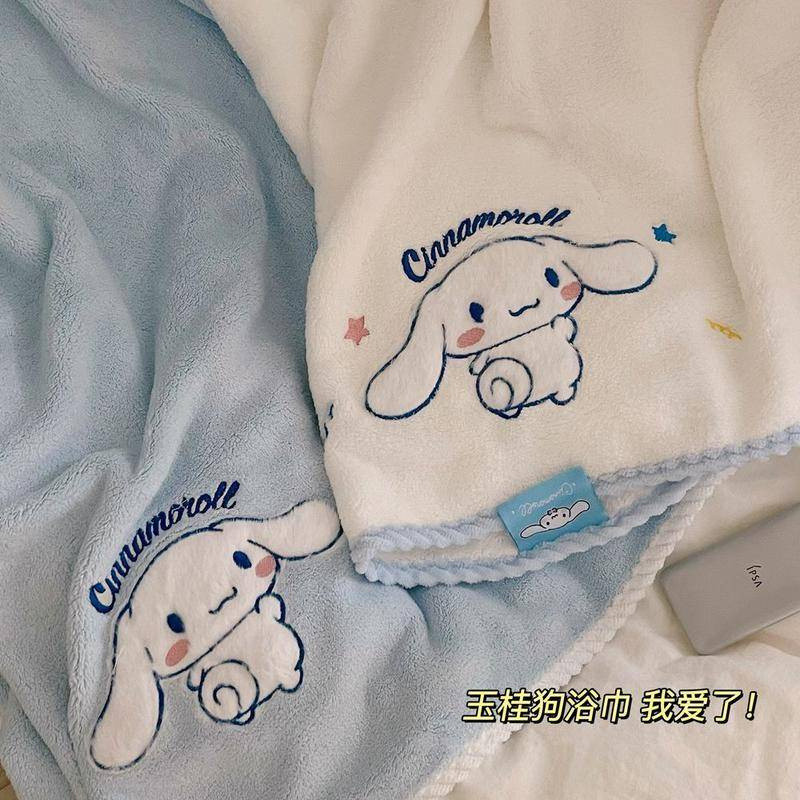 [Hokkaido] Khăn Tắm Khăn Tắm Khăn Cotton Nguyên Chất Khăn Tắm ins Quế Chó Ba Mảnh Hoạt Hình Tắm Nữ Tắm Mềm Thấm Hút Nước Nhanh Khô Khăn Quấn Dễ Thương