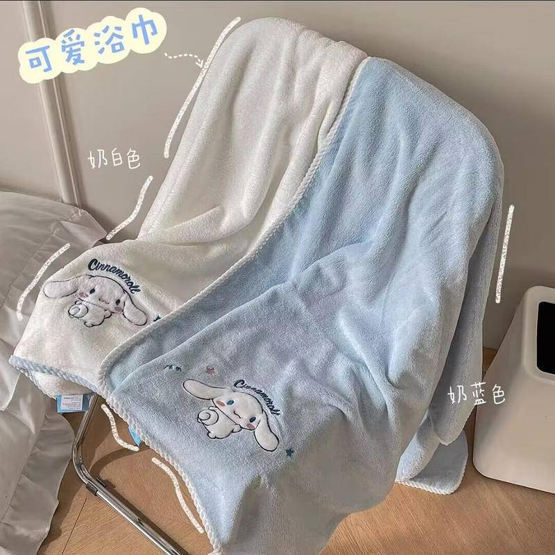 [Hokkaido] Khăn Tắm Khăn Tắm Khăn Cotton Nguyên Chất Khăn Tắm ins Quế Chó Ba Mảnh Hoạt Hình Tắm Nữ Tắm Mềm Thấm Hút Nước Nhanh Khô Khăn Quấn Dễ Thương - 3