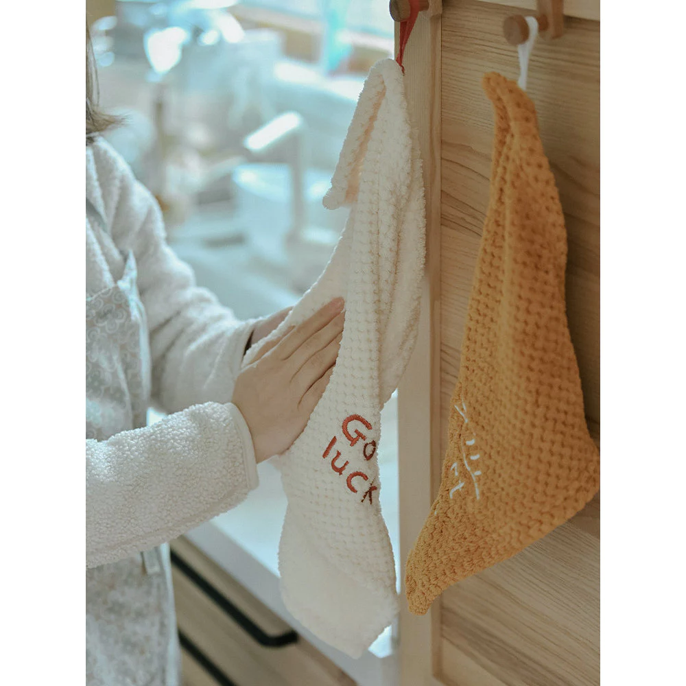 Khăn lau tay GOING HOME thấm hút cực nhanh khô tóc nhanh khăn tắm dày dặn cho nhà bếp phòng tắm khăn lau tay GOING HOME khăn lau tay siêu thấm khô nhanh khăn tắm dày khăn lau tay nữ QJDK - 3