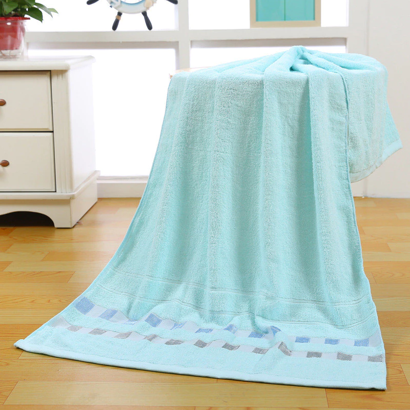 Khăn Tắm Gia Đình Thấm Hút Nhanh Khô Khăn Tắm Cotton Nguyên Chất Loại Một Khăn Tắm Lớn Cotton Nguyên Chất 70 * 140 Khăn Tắm Dày Quà Tặng Polyester Cotton LOGO Khăn Đi Biển Siêu Thị Lớp B - 5