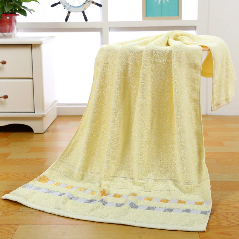 Khăn Tắm Gia Đình Thấm Hút Nhanh Khô Khăn Tắm Cotton Nguyên Chất Loại Một Khăn Tắm Lớn Cotton Nguyên Chất 70 * 140 Khăn Tắm Dày Quà Tặng Polyester Cotton LOGO Khăn Đi Biển Siêu Thị Lớp B - 6