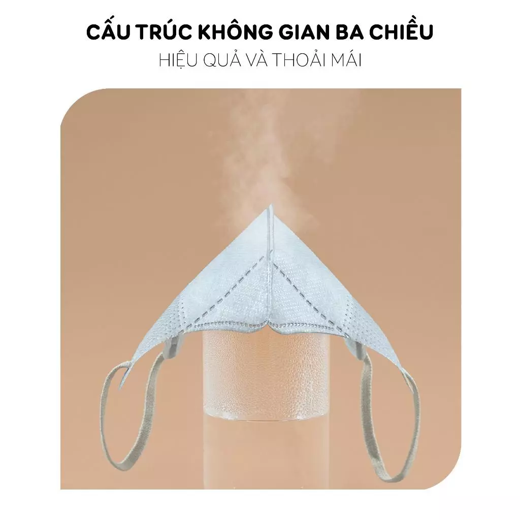 Hộp 200 chiếc khẩu trang 5D Gumi kháng khuẩn 5D Mask. - 3