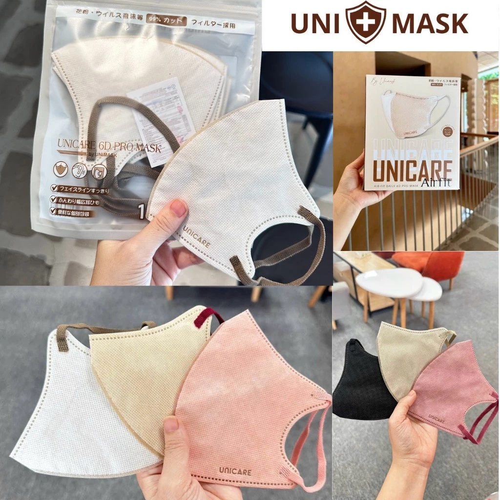 [Sỉ 100 Cái] Khẩu trang 6D PRO UNICARE, hàng cao cấp chính hãng UNI MASK - 2