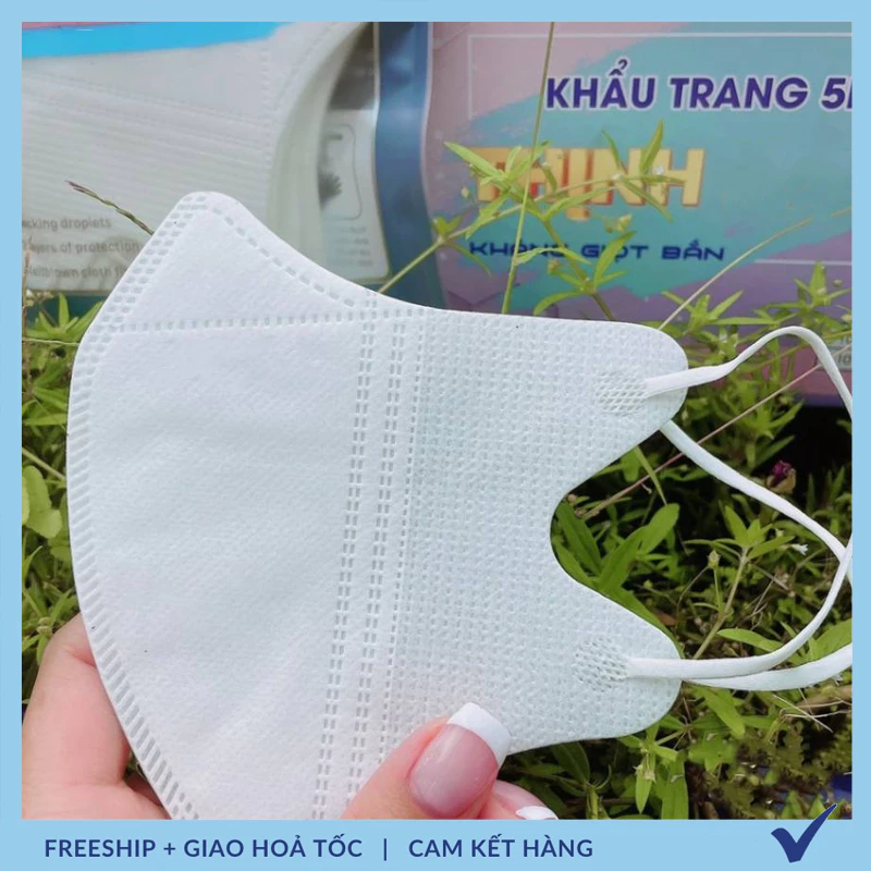 [ Xả Kho ] 200 Cái Khẩu Trang 5D Y Tế 3 Lớp Lọc Kháng Khuẩn Chống UV