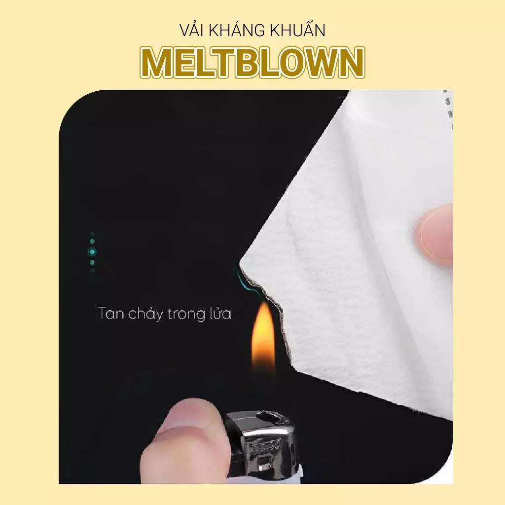 Khẩu Trang 4 Lớp 4D KF94, Thùng 300 cái chính hãng BÔNG SEN VÀNG có giấy kháng khuẩn,chống UV - 3