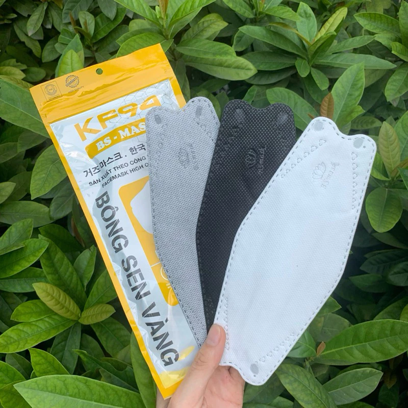 Khẩu Trang 4 Lớp 4D KF94, Thùng 300 cái chính hãng BÔNG SEN VÀNG có giấy kháng khuẩn,chống UV - 6