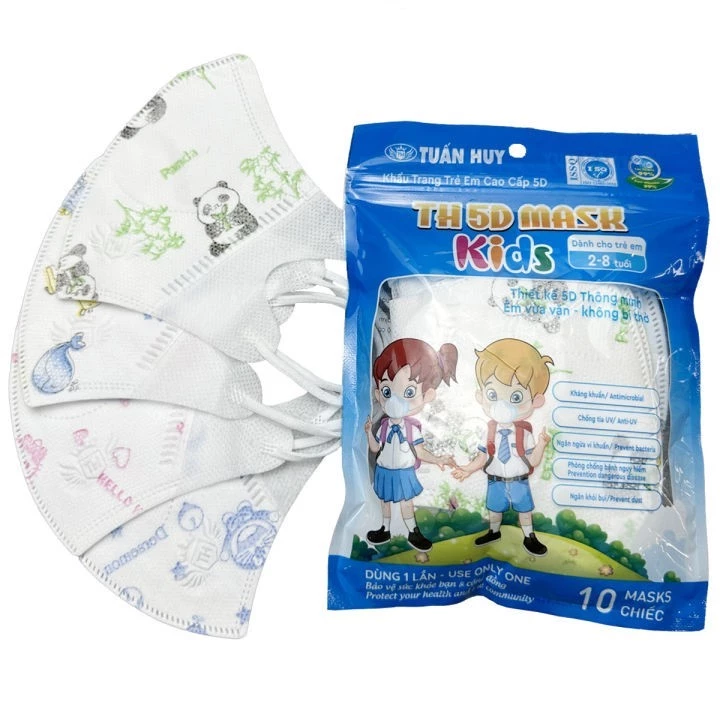 [Set 100 chiếc] Khẩu Trang 5D Mask Kids trẻ em- Khẩu trang 5D trẻ em 0-10 tuổi - 2