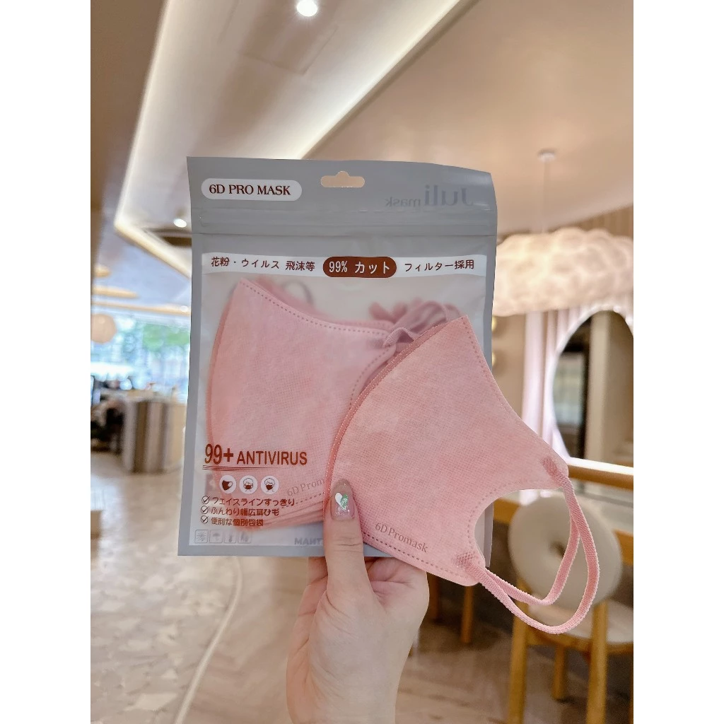 Sỉ Combo 120 chiếc Khẩu trang 6D JULI Promask Mẫu Thời Trang Mới Cực Sang, Xịn, Mịn - 4