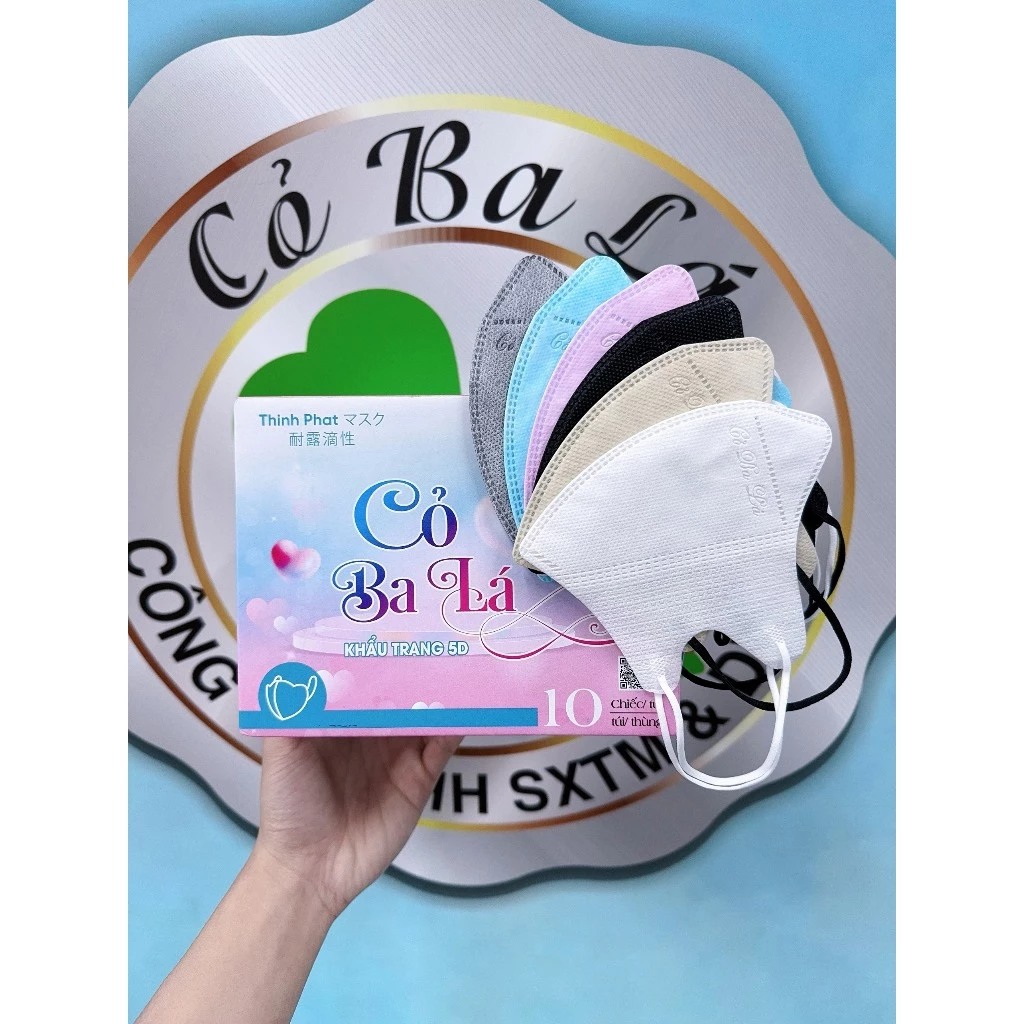 [ Free Ship ] - Thùng 100 Chiếc Khẩu Trang 5D Thịnh Phát 3 Lớp Kháng Khuẩn - 2
