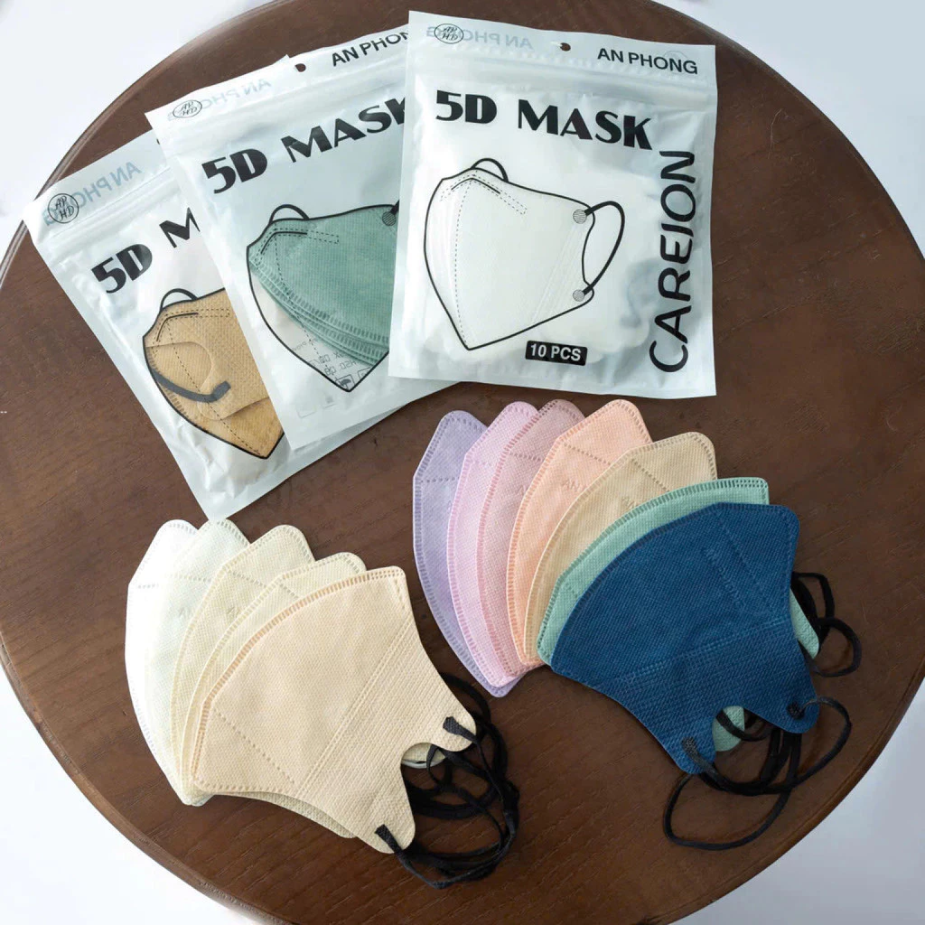 [SET 200 chiếc] Khẩu Trang 5D THÁI LAN,5D MASK CAREION Kháng Khuẩn, Nhiều Màu Lạ Siêu Đẹp