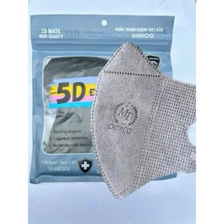 Set 200 chiếc khẩu trang 5D 3 lớp kháng khuẩn chống nắng chống bụi chống tia UV - 4