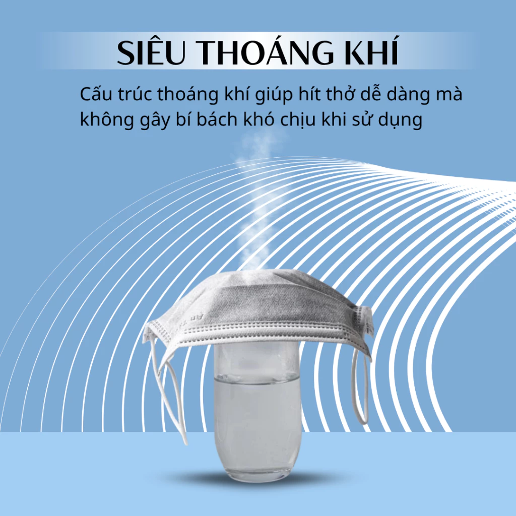 [ Thùng 300 Chiếc (6 Hộp) ] Khẩu Trang Y Tế 4 Lớp HẢI AN MASK, Kháng Khuẩn Dày Dặn, Chống Bụi Mịn & Tia UV - 3