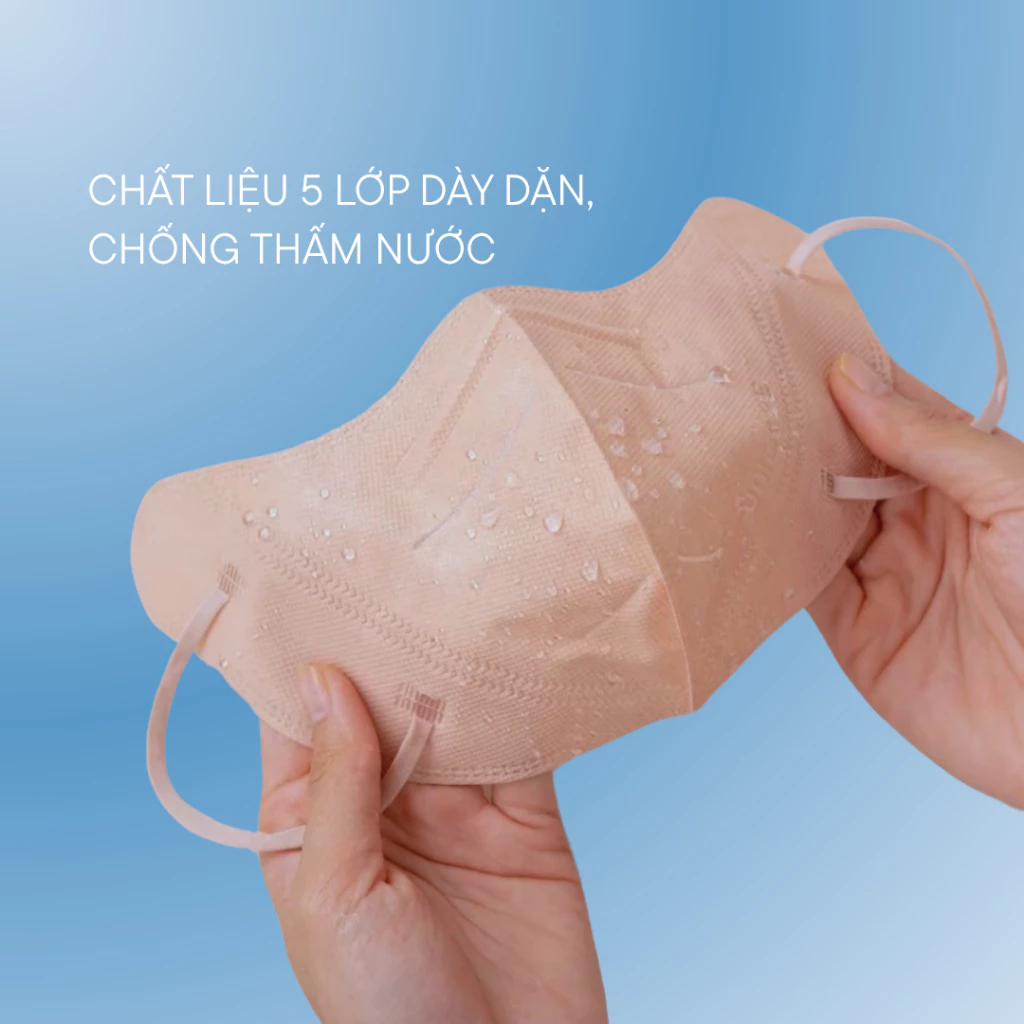 [ Thùng 300-200-100 Chiếc 9A +10 Chiếc 5D ] Khẩu Trang 9A HẢI AN MASK, 5 Lớp Chống Bụi Mịn, Chống Nắng, Form Rộng Dễ Thở - 2