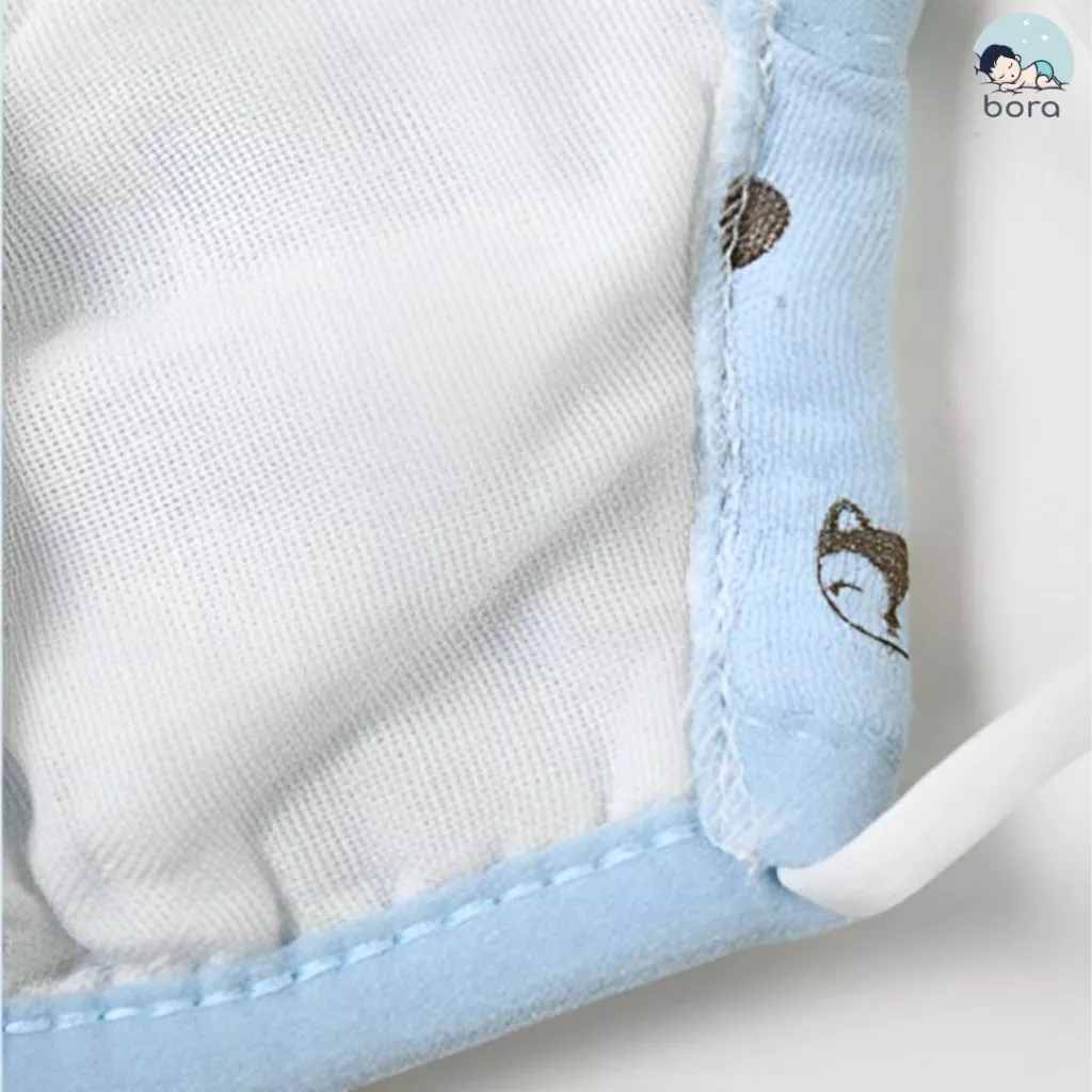 Khẩu trang cho bé 3D với 4 lớp chống bụi Có nút chỉnh quai đeo - 4