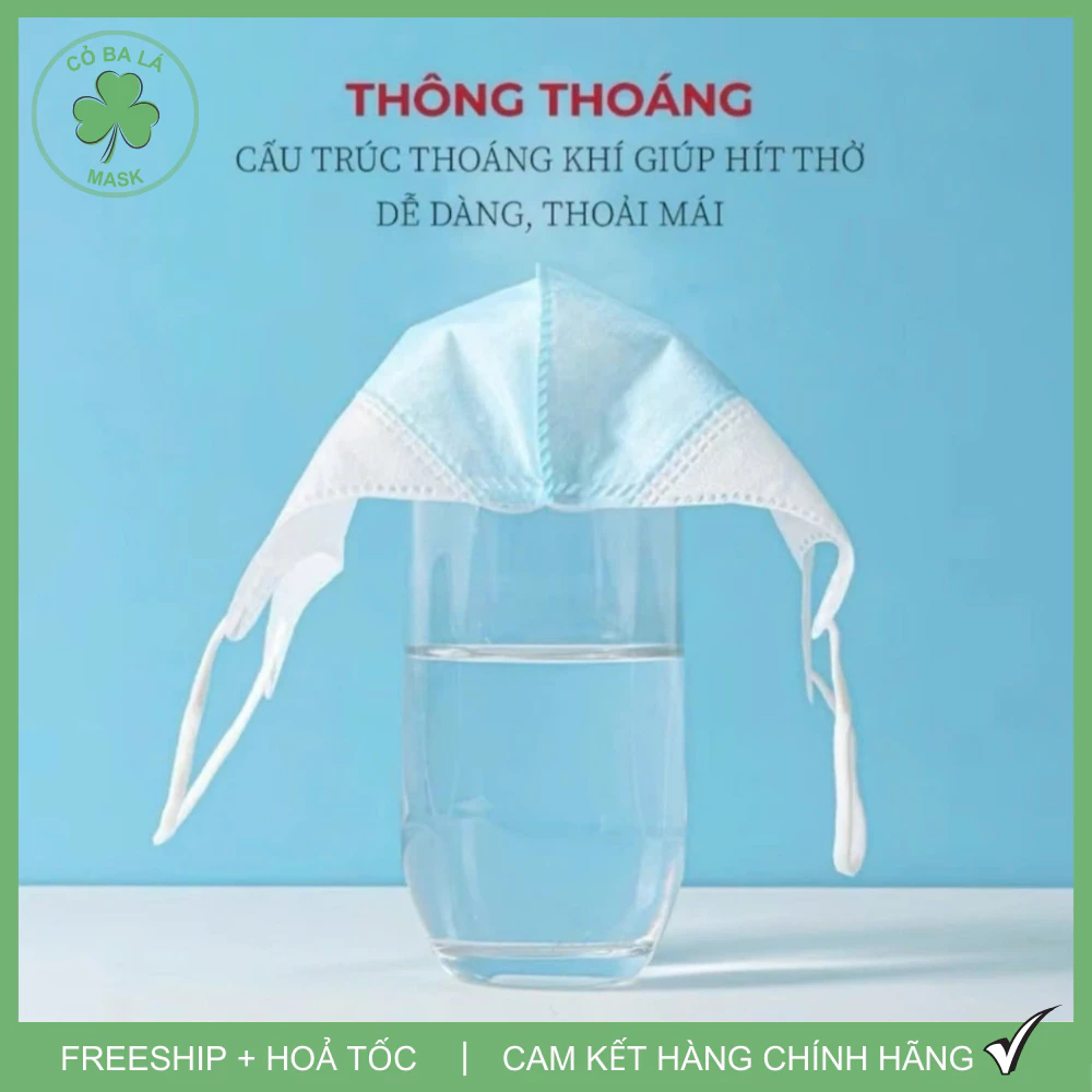 [Thùng 100 Cái] Khẩu Trang 5D THỊNH PHÁT Chính Hãng 3 Lớp Kháng Khuẩn, Chống Tia UV, Cản Bụi Mịn - 3