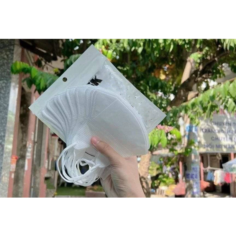 [ 10 Túi 100 Cái ] Khẩu Trang 5D Thái 3 Lớp Kháng Khuẩn, Chống UV – Ngăn Bụi Mịn