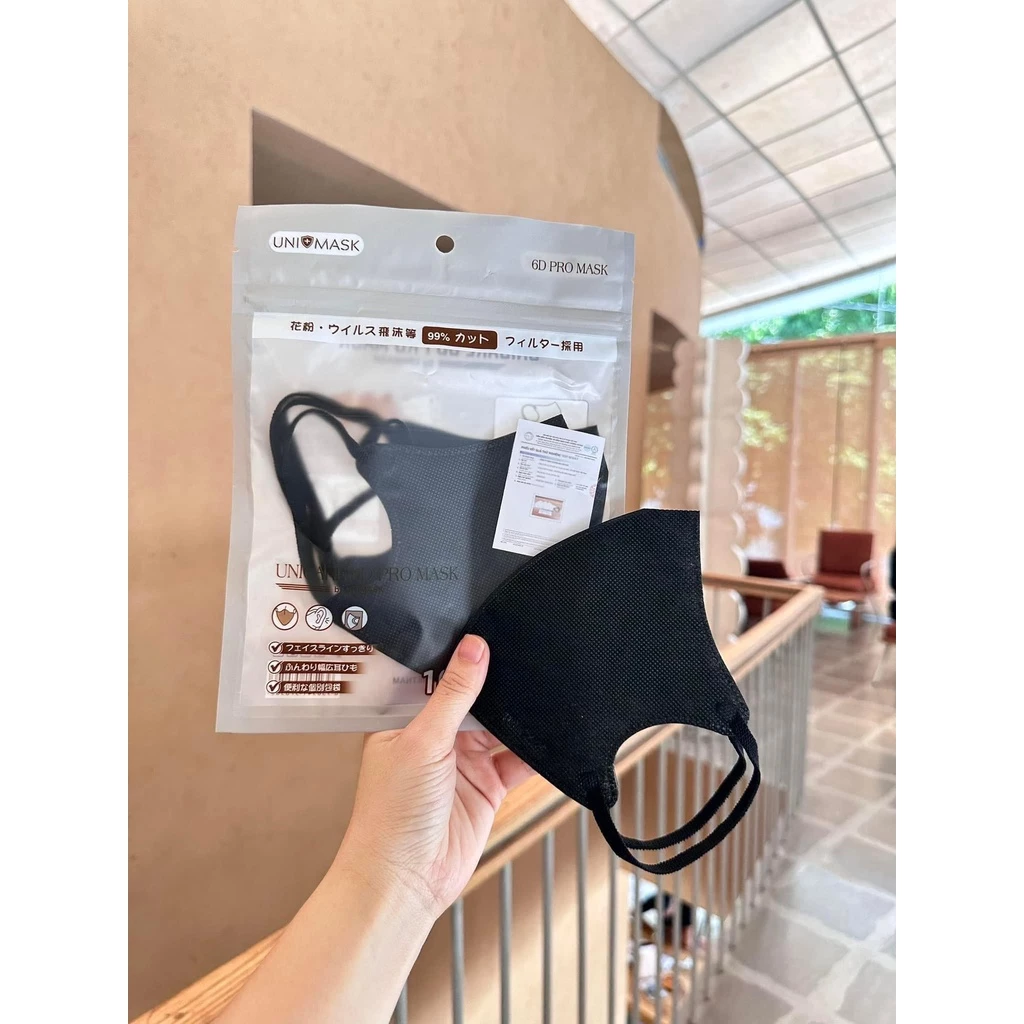 Sỉ Thùng 100 chiếc Khẩu trang UNICARE 6D Promask Mẫu Thời Trang Mới Sang, Xịn, Mịn Nhiều Màu Độc Lạ - 2