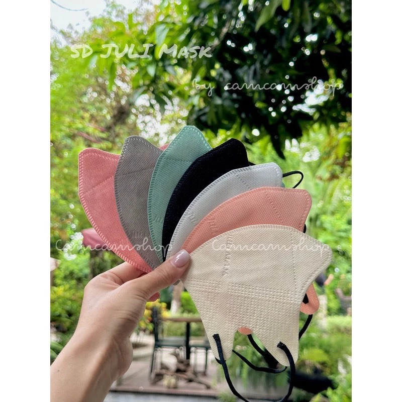 [Thùng 100 chiếc] Khẩu Trang 5D THÁI LAN,5D MASK CAREION Kháng Khuẩn,nhiều Màu Lạ Siêu Đẹp - 2