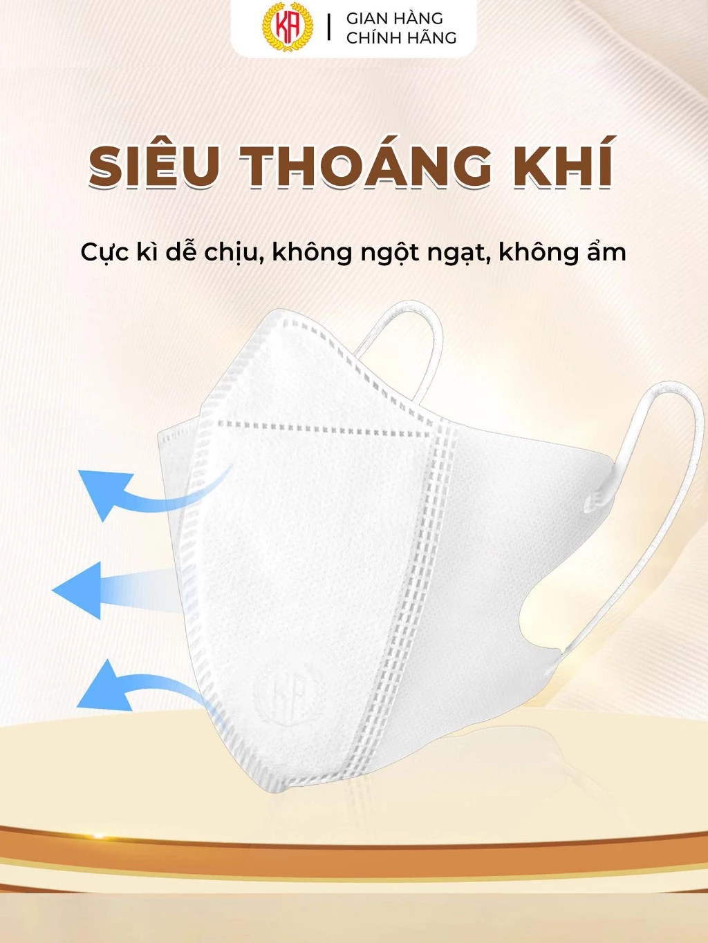 Thùng 600c Khẩu Trang Y Tế 5D Mùi Quế Khuyến Anh 3 Lớp Size To Che Kín Mặt Giúp Chống Tia UV - 3