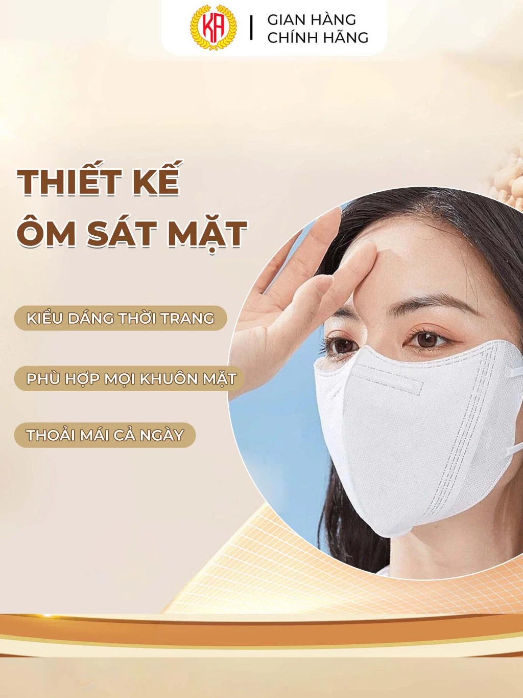 Thùng 600c Khẩu Trang Y Tế 5D Mùi Quế Khuyến Anh 3 Lớp Size To Che Kín Mặt Giúp Chống Tia UV - 6