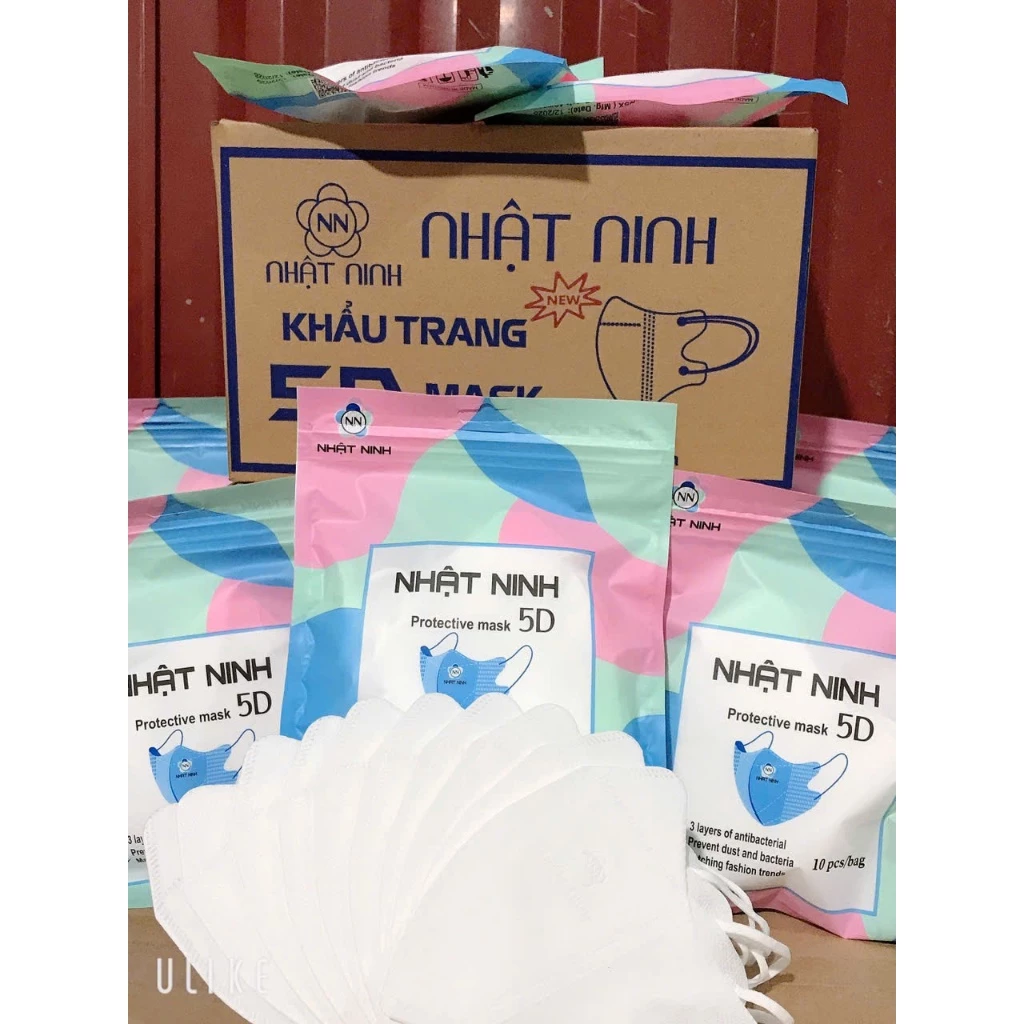 Thùng 200 chiếc Khẩu Trang 5D MASK NHẬT NINH tiện lợi 2023 - 3