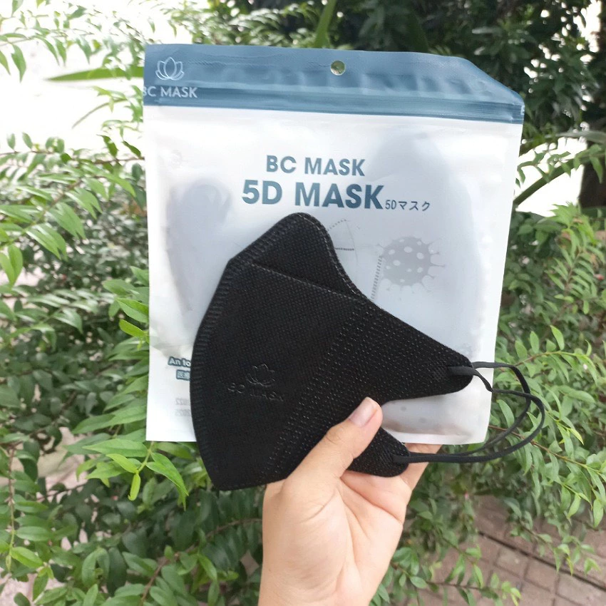 Hộp 100 Chiếc Khẩu Trang 5D BC Mask 3 Lớp Kháng Khuẩn Cao Cấp - 3