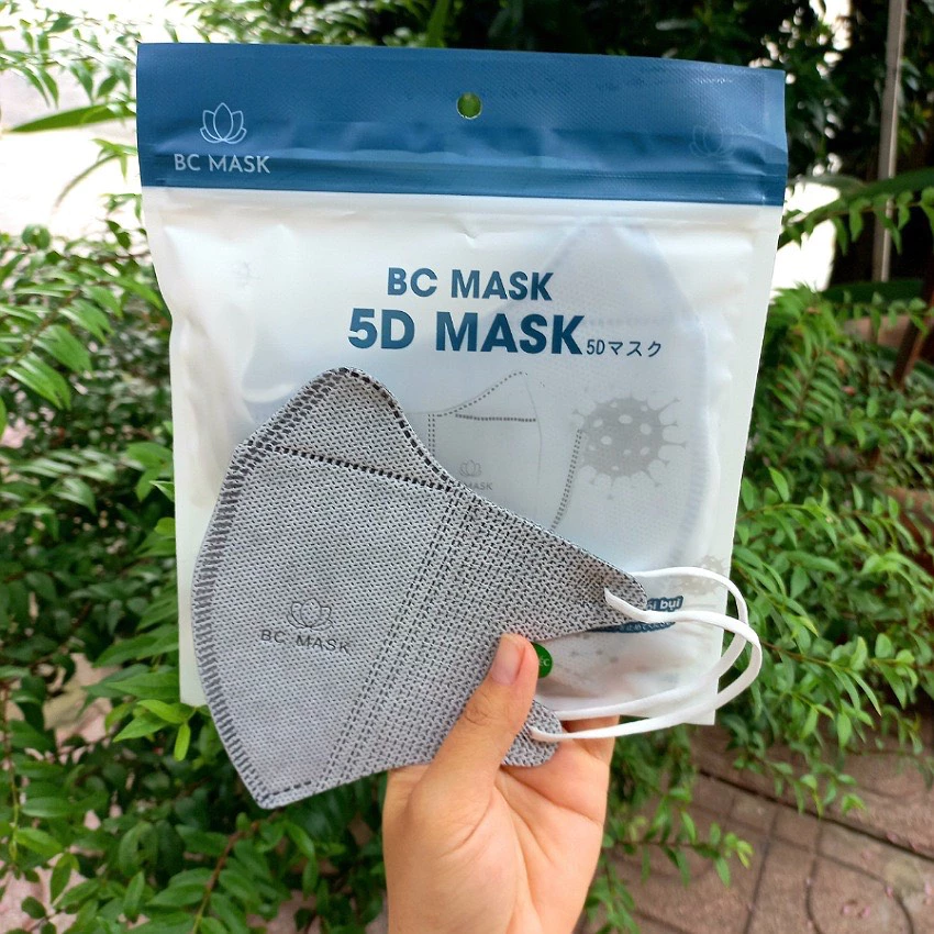Hộp 100 Chiếc Khẩu Trang 5D BC Mask 3 Lớp Kháng Khuẩn Cao Cấp - 4