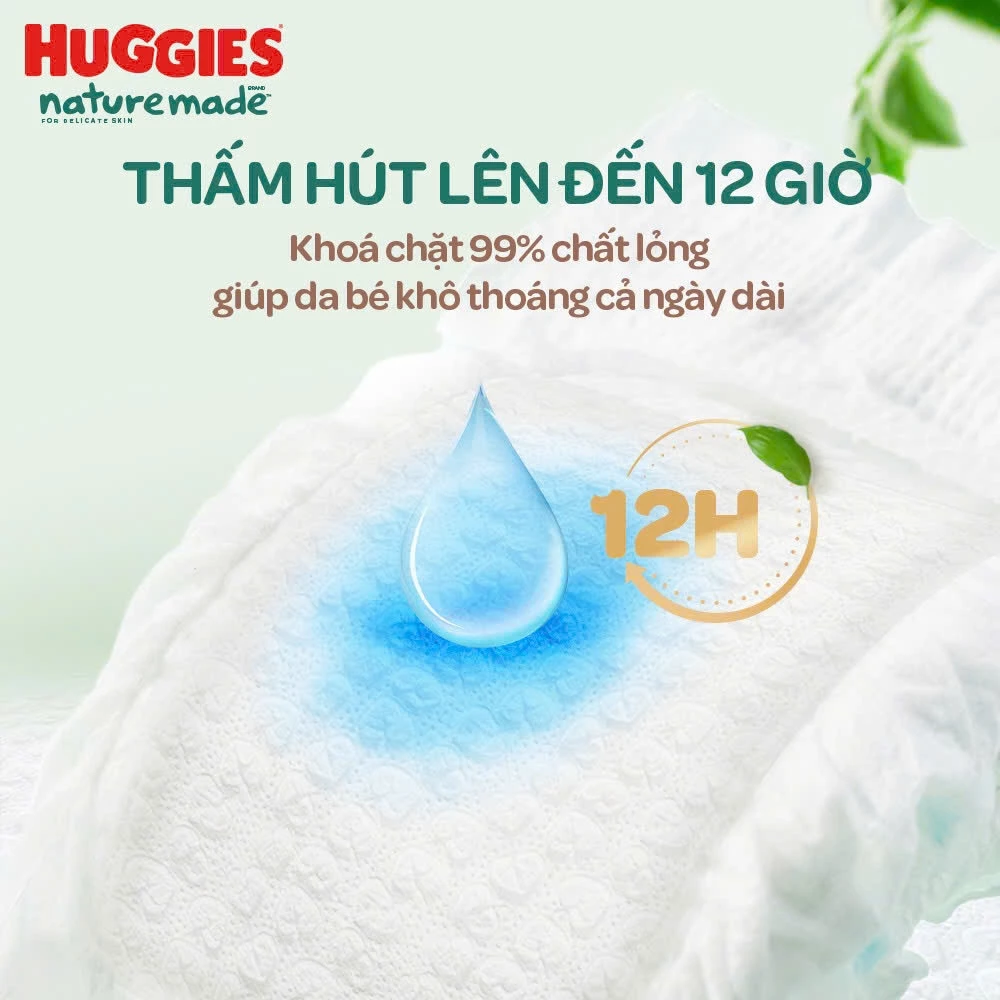 [TỔNG] Bỉm/tã dán/quần Huggies Platinum Nature Made Size NB60/S82/M64/L54/XL44/XXL26 - nepshop1 - 2