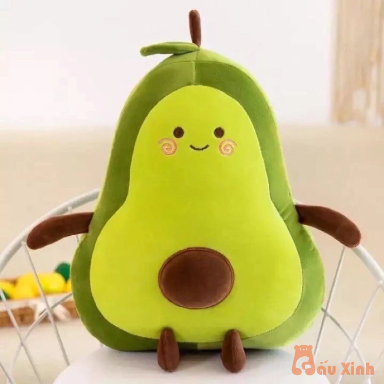 (GIFT) Gấu bông trái bơ tròn nhỏ size 15cm cho bé xinh cute Gấu Xinh G12.1 - 2