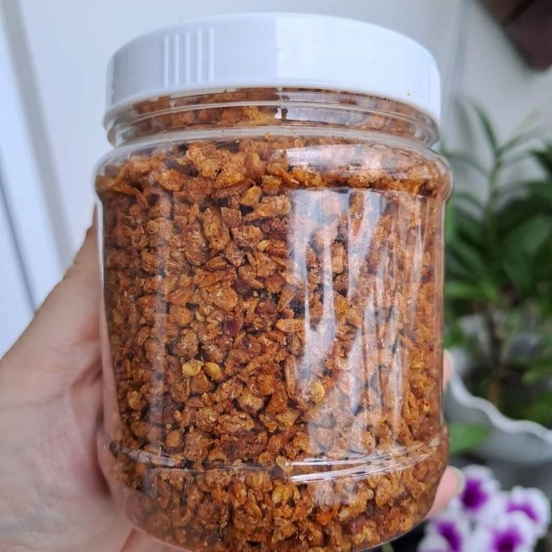 Muối tôm siêu cay hạt to - muối tôm Tây Ninh - muối chấm trái cây - muối ớt Mỹ Lan - 2