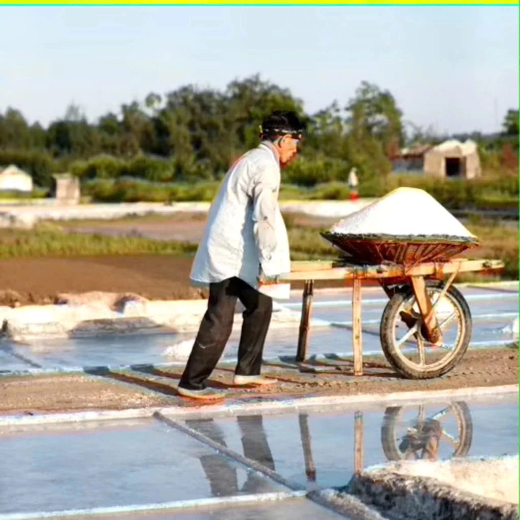 Muối thô, muối hạt / Muối biển tự nhiên chưa qua xử lý, gói 1 kg/_Muối biển thô - 3