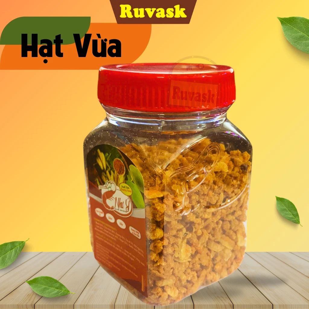[HỦ NHỎ 60gr] Muối Như Ý Hạt To/Vừa/Nhuyễn Nguyên Con Tôm Khô - Muối Tôm Như Ý Thượng Hạng Thơm Ngon - Muối Tôm Ruvask - 2