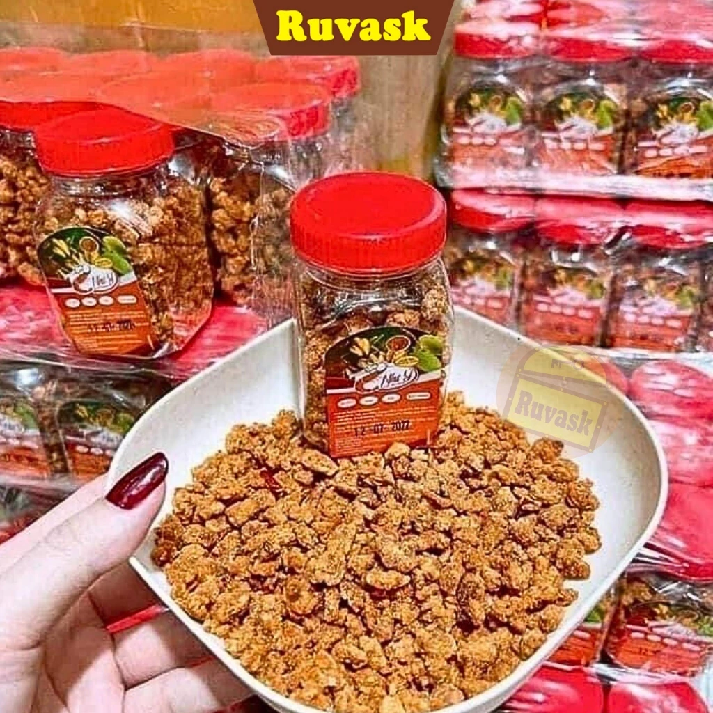 [HỦ NHỎ 60gr] Muối Như Ý Hạt To/Vừa/Nhuyễn Nguyên Con Tôm Khô - Muối Tôm Như Ý Thượng Hạng Thơm Ngon - Muối Tôm Ruvask - 4