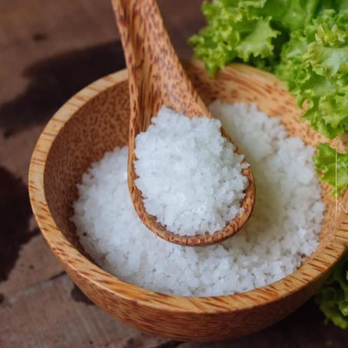 MUỐI HỘT TỰ NHIÊN - Muối biển hạt thô, muối hột hoàn toàn tự nhiên không iot, chưa qua xử lý - 3