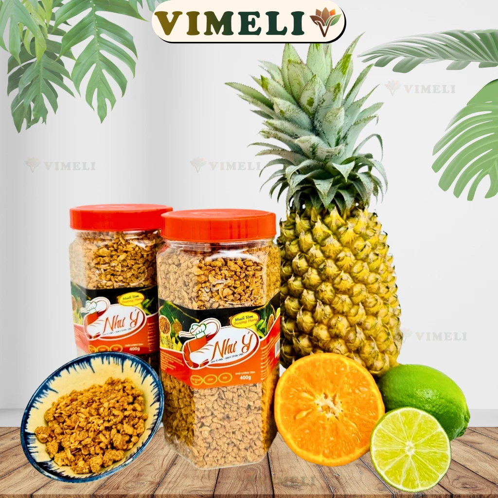 Muối Tôm Như Ý Chính Hãng Hạt To Vừa Nhuyễn Thơm Ngon - Muối Tôm Tây Ninh Hạt To Nguyên Con Đậm Vị - Muối Như Ý VIMELI - 5