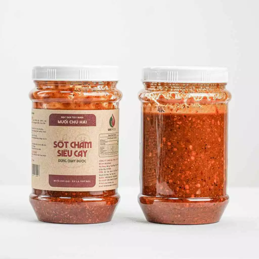 Muối sốt Chú Hải siêu cay, chấm bánh tráng hoặc các loại hải sản - 2