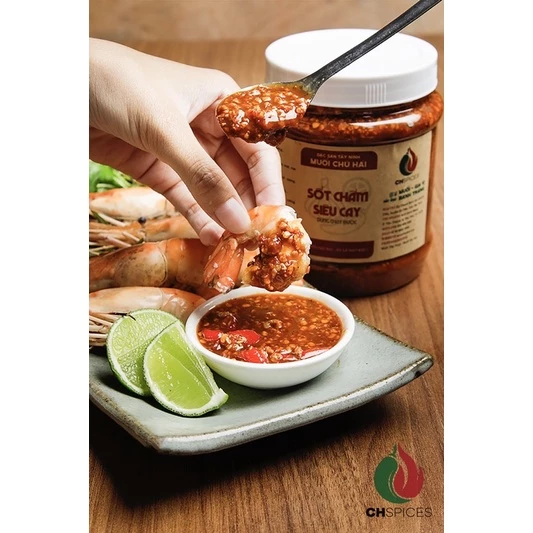 Muối sốt Chú Hải siêu cay, chấm bánh tráng hoặc các loại hải sản - 6