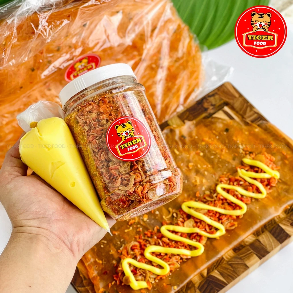 Muối ruốc hành phi 200G đặc biệt 💖TIGER FOOD💖 muối tôm nhuyễn hành phi đặc sản Tây Ninh ăn kèm bánh tráng phơi sương - 2