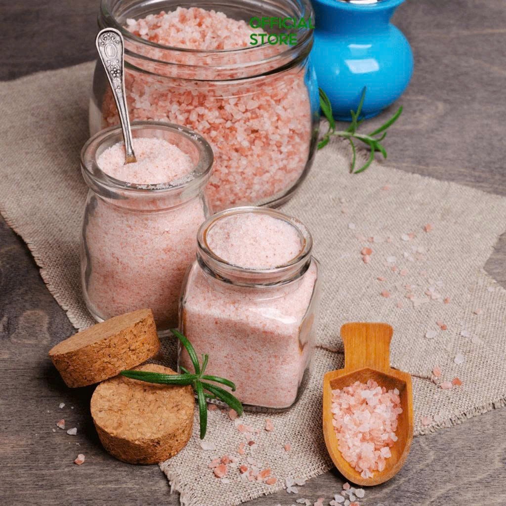 Muối Hồng Himalaya Túi 50g Muối Tự Nhiên Dạng Hạt, Dùng Làm Gia Vị Và Chăm Da