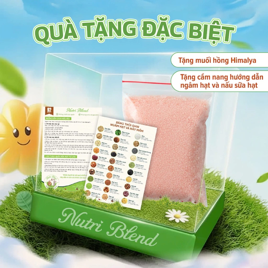 Set 30 Ngày Các Loại Hạt Dinh Dưỡng Hữu Cơ Hút Chân Không Nấu Sữa Hạt, Ăn Dặm, Nấu Cháo Cho Bé - 2