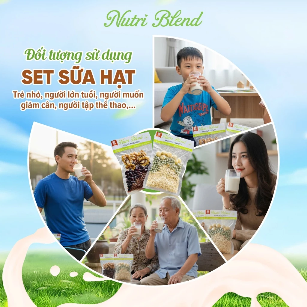 Set 30 Ngày Các Loại Hạt Dinh Dưỡng Hữu Cơ Hút Chân Không Nấu Sữa Hạt, Ăn Dặm, Nấu Cháo Cho Bé - 5