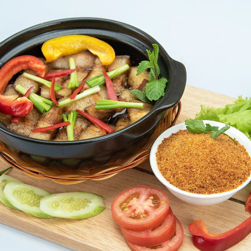 Muối Sấy Ngọc Yến gói 20g & 100g & 250g Đặc Sản Đồng Tháp, chay mặn đều dùng được - 2