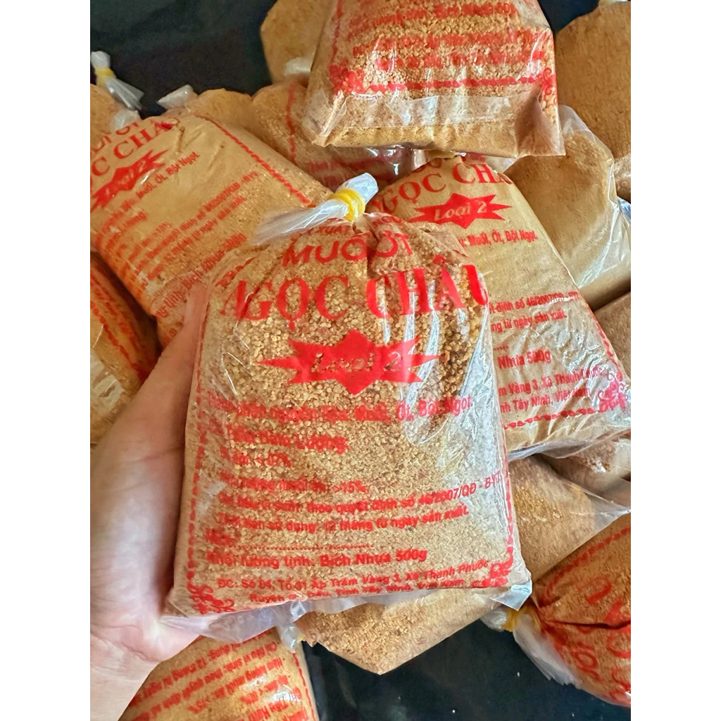 500Gram Muối Tây Ninh Ngọc Châu Giá sỉ- Muối ăn chay được