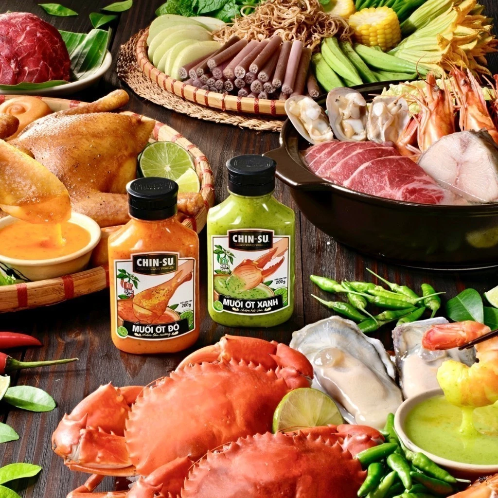 [Chọn vị] Combo 2 Xốt Muối Ớt Chin-Su Chai X 200Gr - 4