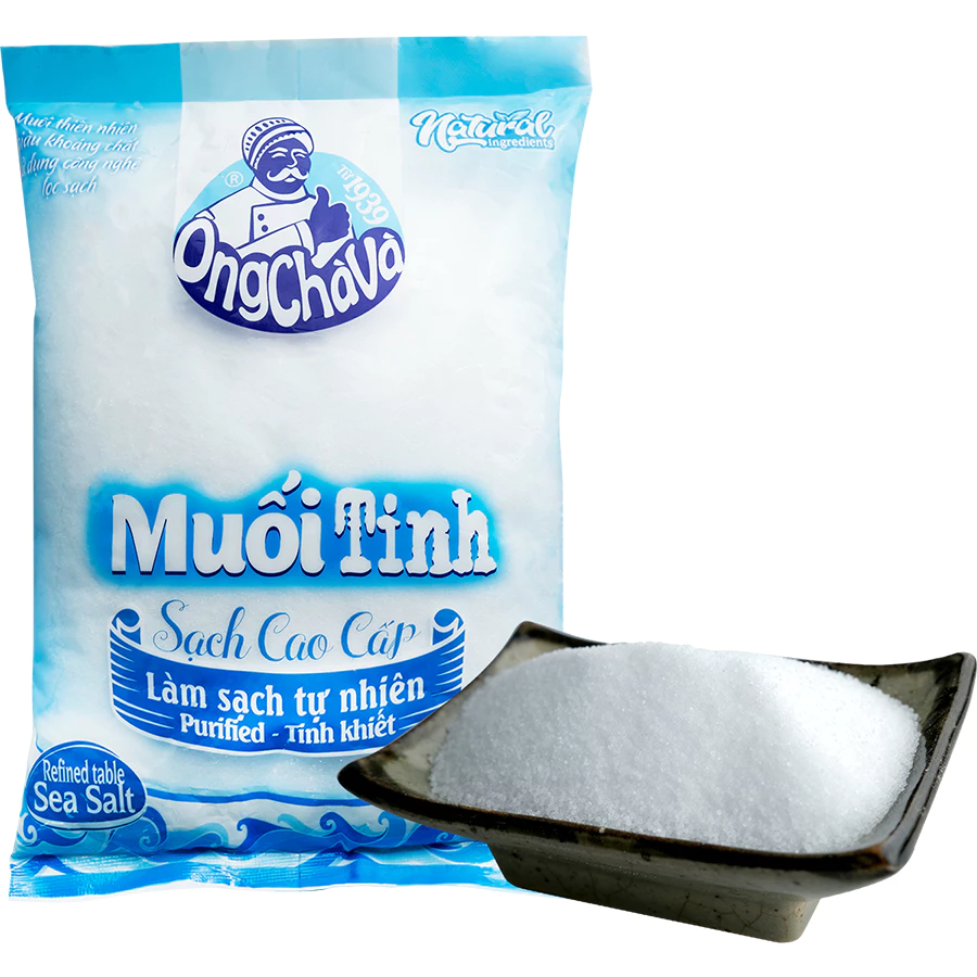 Muối Tinh Sạch Cao Cấp thương hiệu Ông Chà Và 1kg - Hàng Chính Hãng - 2