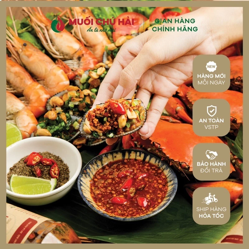 Sốt Chấm Siêu Cay Muối Chú Hải - Hủ 500gr - 2