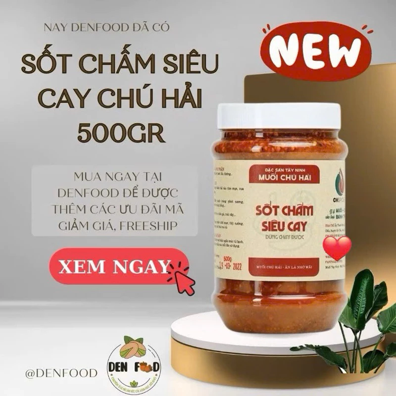 Sốt Chấm Siêu Cay Muối Chú Hải - Hủ 500gr - 4